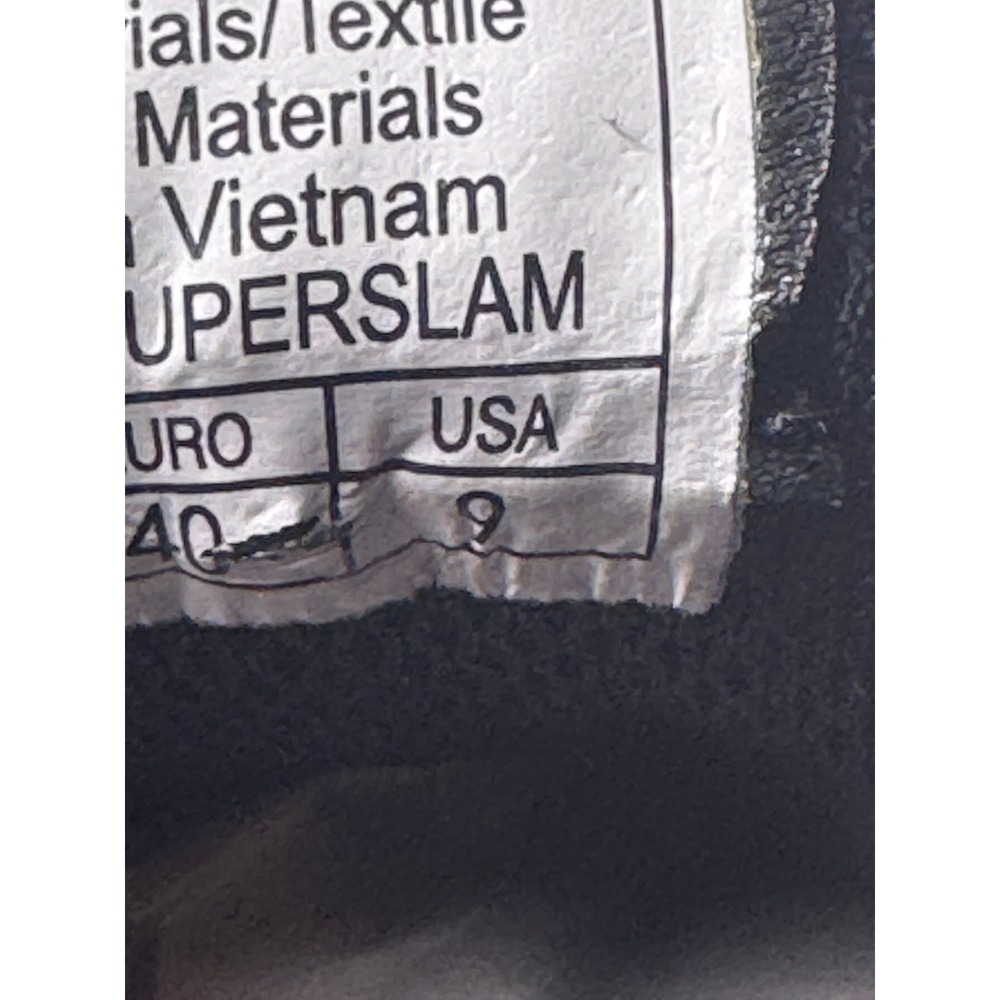 Gola Superslam Women's Sneakers Low Top Black Gold Cheetah Faux Fur Size 9‎ - Picture 11 of 14
